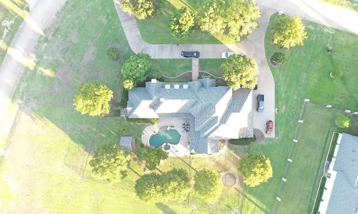 New shingle roof installation on a home in Dakota Ridge